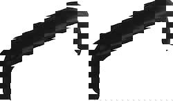 Pull-Type Handles; Material: Aluminum ; Finish: Black Finish ; Thread Size: M6 x 1.0